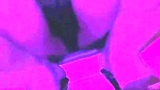 Latex Sexy Short Dress and High Heels Stripping Seducing