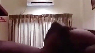 African Girl Riding Dick in the Hotel Room...