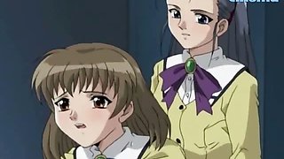 Hentai teacher fucks her naughty student with her long
