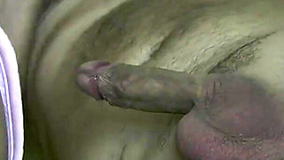 Almost Caught Cheating! Stepfather Fucks Stepdaughter and Creampie Her on One Bed with His Wife