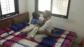 Desi Indian Marathi Kavita Bhabhi Cheating on Husband with Her Boyfriend