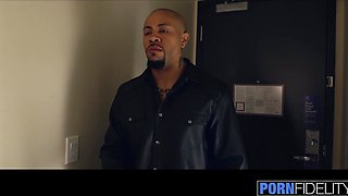 Interracial Hotel BBC fuck with perfect curvy Hadley Mason