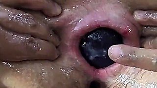 I Put Some Huge Balls in My Asshole and Then Some Huge Marshmallows for Eat Them