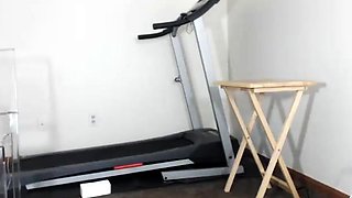 Blonde tight pussy babe solo toy fun in glamour masturbation