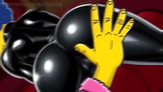 Black Latex MILF Cartoon: Exclusive Anime Hentai Sex with Octopussy