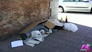 Pornodolares: fucking a hobo right from the street