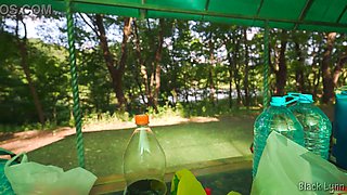 COMPLETE GIRLFRIEND EXPERIENCE: Camping, Fishing, Cooking and Outdoor Sex!