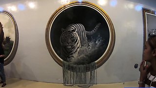 Big ass Thai GF museum visit and fuck