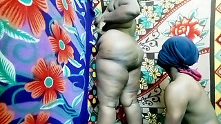 Chubby Indian Tamil wife enjoys phat ass eating and kissing in a romantic scene