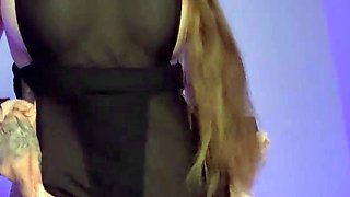 Sexy maid Adrianna Savu with enormous bum -