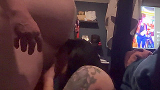 My beautiful wife sucking me dry