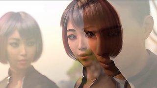 Futanari fun with loveskysan69real in a wild animated threesome adventure