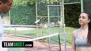 Therealworkout - ball girl (Alexis Rodriguez) gets banged hard