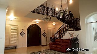 Huge BIG BLACK DICK for bored mommy at home