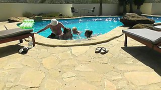 Holiday Pool Orgy