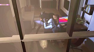 Cheating Wife Fuck the Old Man Big Cock Client (p1) - 3D Animation Hentai
