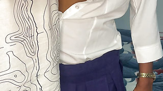 Desi Indian virgin schoolgirl first time anal