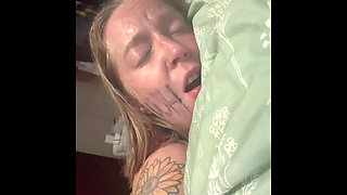 This Whore Takes Two Dildos in Her Ass and Mouth. She Can't Stop Squirting & Cumming Like the Good Little Slut I Made Her I