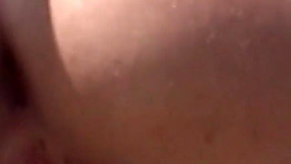Naked wife on the beach with ass up and doing blowjob is filmed by cuckold