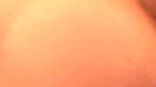 While masturbating a cock penetrates her pussy