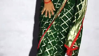 3rd Day of Young Tight Boobs Bhabhi Playing with Self