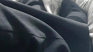 Step mom in bed handjob step son dick making him hard