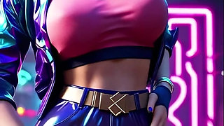Akali's Seductive Dance (Beyonce - Partition) LOL 3D Dance
