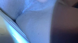 Ebony sexy lady masturbating ,dripping pussy-Exclusive fan club content