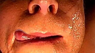 Blonde Gets Inseminated by an Army of Men - Bukkake Overload