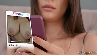 Blindfolded Cheater With Angelo Godshack, Tru Kait - Brazzers