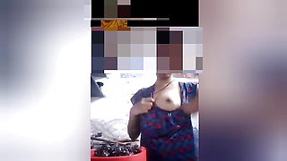 Indian wife big boobs sex video call live sex