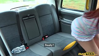 Antonio Black Bangs Redhead in a Wild Taxi Heat