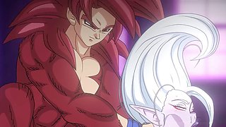 Goku SSJ4 gets it on with Arinsu in steamy Dragon Ball fan art