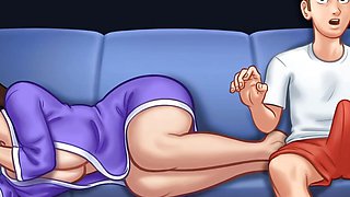 Movie with Debbie. Voice included. Summertime saga.