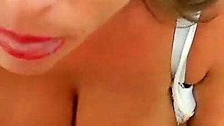 Busty Amateur MILF Fucked in the Bathroom and Cumshot in Mouth by Big Cock