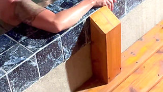 Full FFM 30min Unexpected Threesome Sauna Pt1