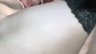 College Girl in 1st Creampie Gangbang with Older Guys