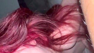 Interracial Late Night Creampie POV sex