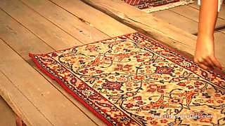 Sensual Lesbian Slave Fingering Herself And Sniffing Madames Panties