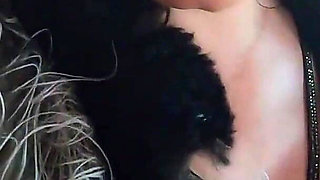 Tight Green Leather Pants Cameltoe Blowjob & Doggy with Cum on My Fur Coat & Downjacket- Preview