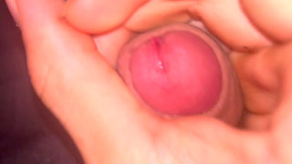 just finished a long tiring meeting and it feels great to lay in bed and jerk off