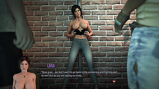 Lara Gets Two Big Black Coock Cum In Mouth Blowjob Big Boobs