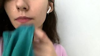 Tasting Cream from Panties - Solo BDSM Webcam Show