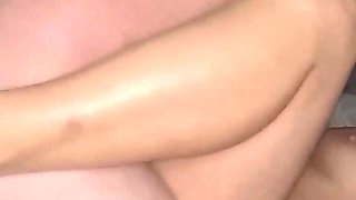 Nice Homemade Fucking with a Huge Dildo and Pussy Sucking Machine