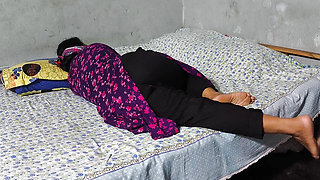 I hugged my aunty and started fucking her in the ass alone at night.