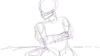Woman Alternative Style Tied Up