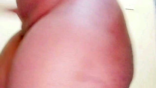 Big Bouncy Ass Chiqshowing off Big Clit and Ass to Be Fucked