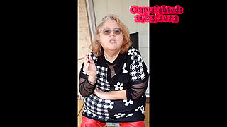 Mistress V Smoking a Mini Cigar and Talks About