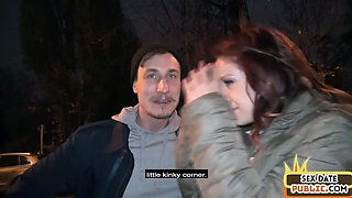 Public amateur throats cock in 69 sex outdoor with sex date