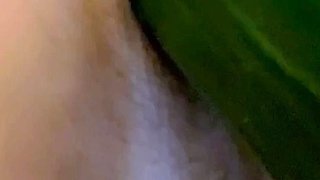 Close up solo beauty toying ass